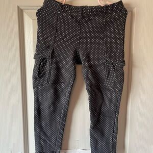 Tea collection Polka Dot Black Cargo Pants size 5